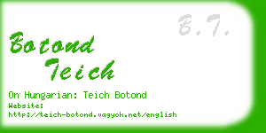 botond teich business card